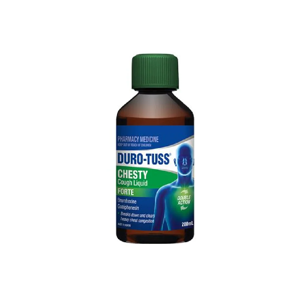 Duro-tuss 盐酸溴己新祛痰止咳糖浆200ml